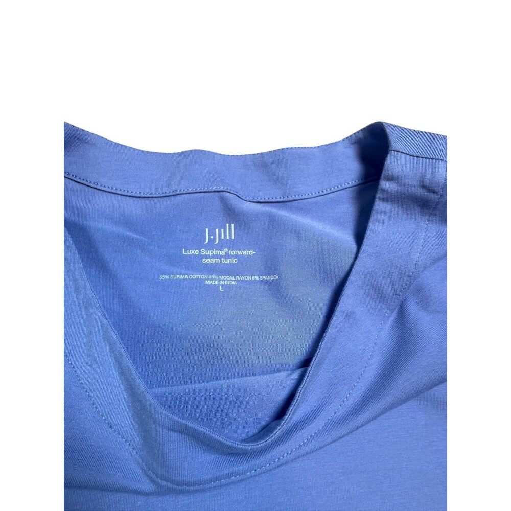 J. JILL Luxe Supima Cotton Shirts Womens Size Large Fall Lot of 5 Long Short - Picture 2 of 7